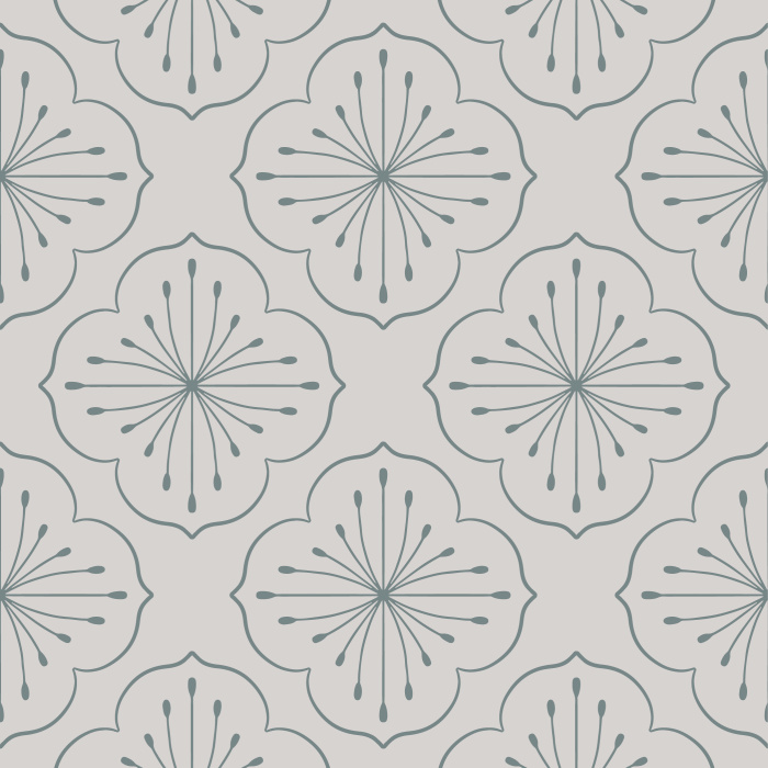 Our Floral Medallion peel and stick removable wallpaper adds an eye-catching design to any wall in your home.