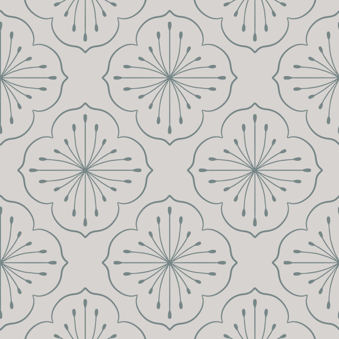 Our Floral Medallion peel and stick removable wallpaper adds an eye-catching design to any wall in your home.
