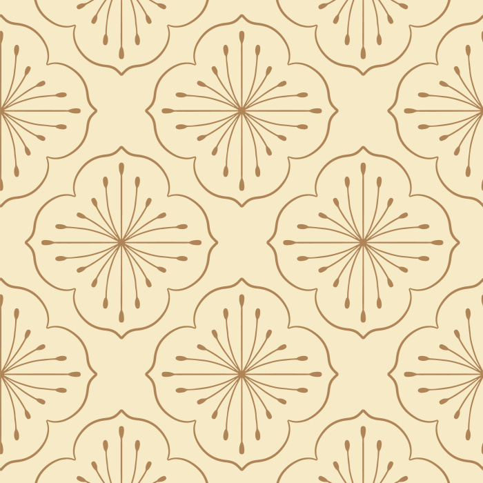 Our Floral Medallion peel and stick removable wallpaper adds an eye-catching design to any wall in your home.