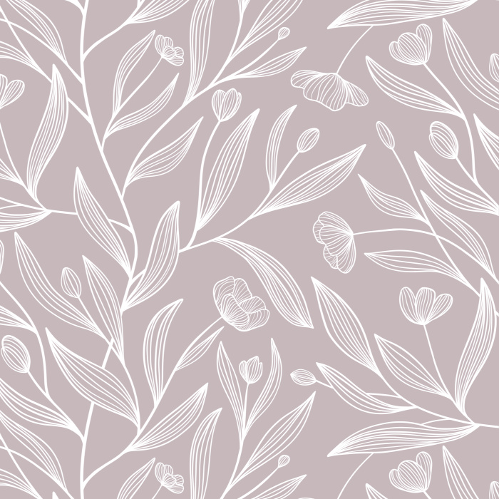 Transform any wall in your home into a flourishing garden with our Lined Tulips peel and stick removable wallpaper.