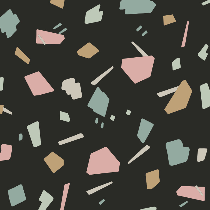 Add pops of color to any wall in your home with our Colorful Terrazzo peel and stick removable wallpaper.