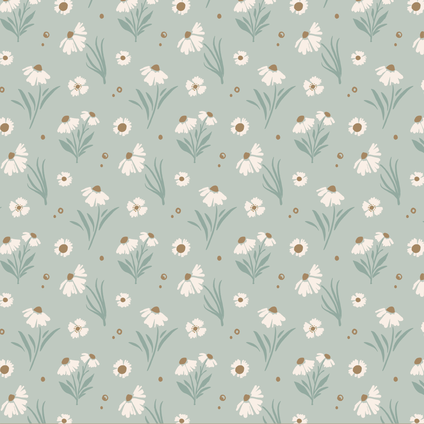 Precious Daisies Wallpaper