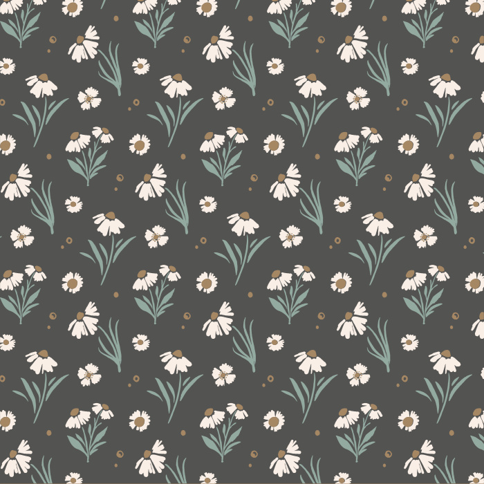 Bring the feel of an open meadow to any room in your home with our Little Daisies peel and stick removable wallpaper.
