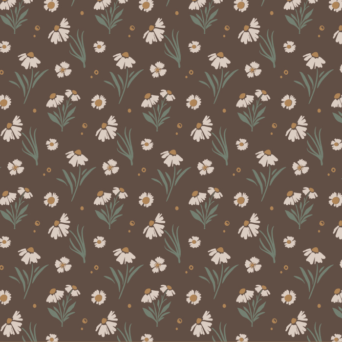 Bring the feel of an open meadow to any room in your home with our Little Daisies peel and stick removable wallpaper.