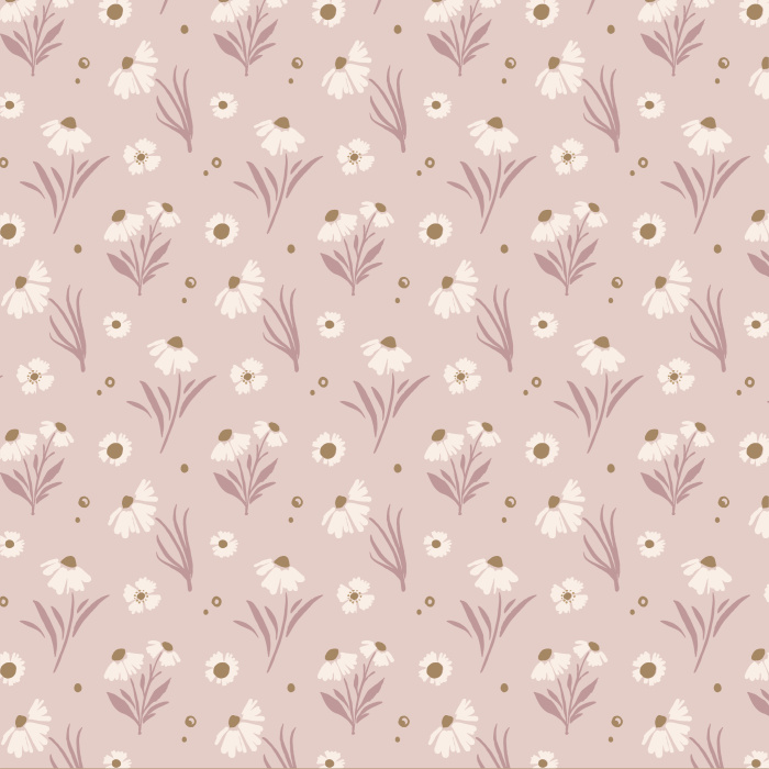 Bring the feel of an open meadow to any room in your home with our Little Daisies peel and stick removable wallpaper.