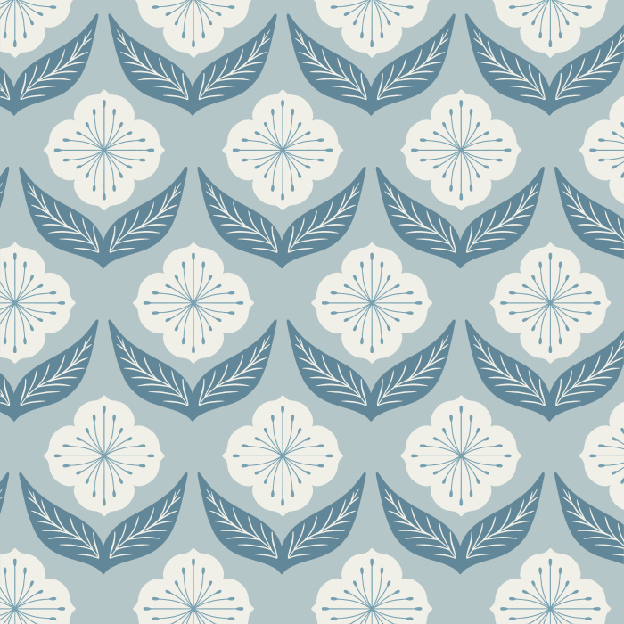 Bring the feeling of the outdoors indoors with our Modern Blossoms peel and stick removable wallpaper.