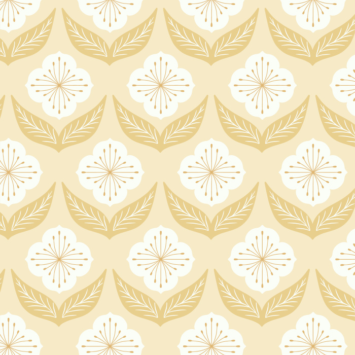 Bring the feeling of the outdoors indoors with our Modern Blossoms peel and stick removable wallpaper.