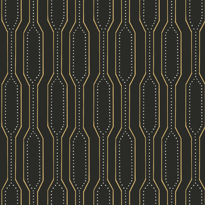 Make a bold statement on any wall in your home with our Modern Deco peel and stick removable wallpaper.