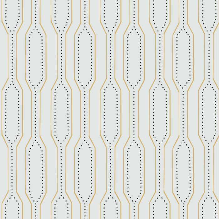 Make a bold statement on any wall in your home with our Modern Deco peel and stick removable wallpaper.