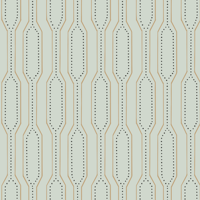 Make a bold statement on any wall in your home with our Modern Deco peel and stick removable wallpaper.