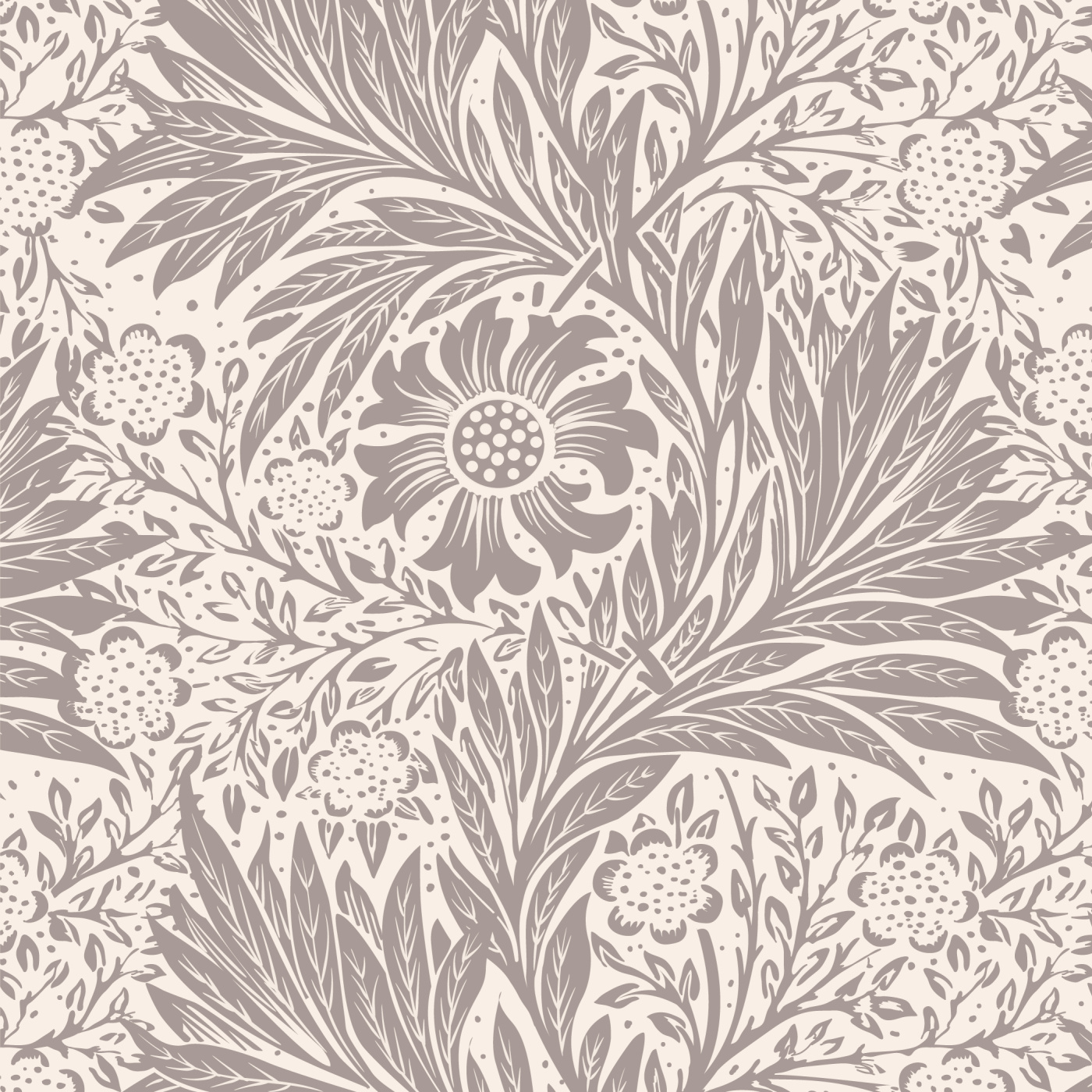 Antique Marigold Wallpaper