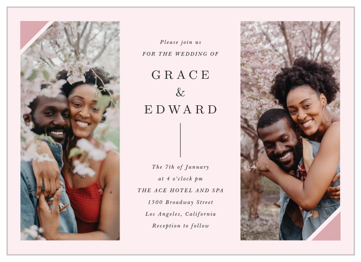 Bring your family and friends together to celebrate your special day with our Photo Perfection Wedding Invitations.