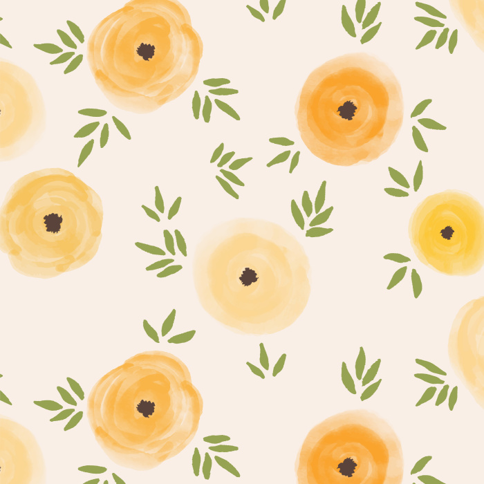 Transform any wall in your home into a flourishing garden with our Watercolor Ranunculus peel and stick removable wallpaper.