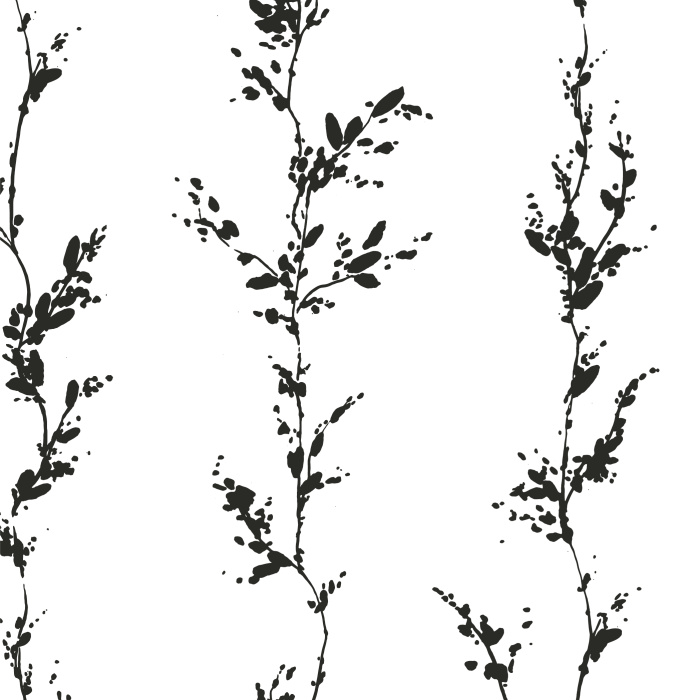 Make a classic statement on any wall in your home with our Flowering Vines peel and stick removable wallpaper.