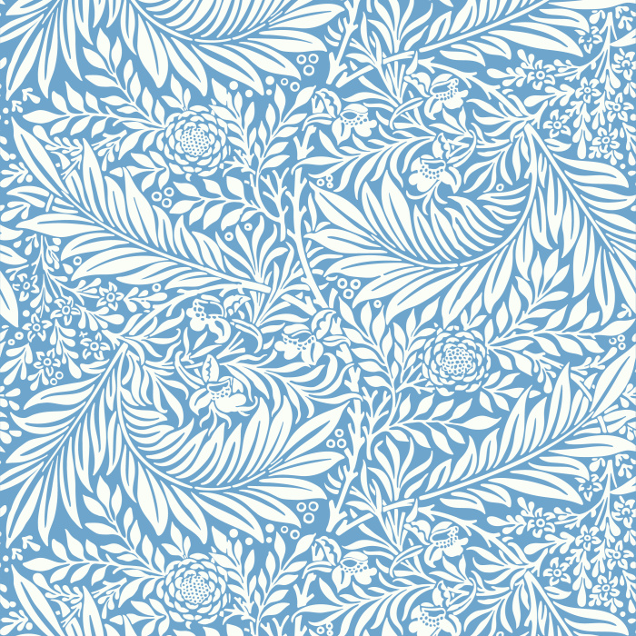 Perfect your home's look with a vintage classic adapted into our Larkspur Vines peel and stick removable wallpaper.