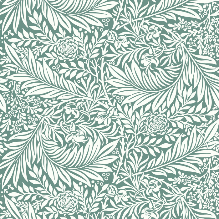 Perfect your home's look with a vintage classic adapted into our Larkspur Vines peel and stick removable wallpaper.