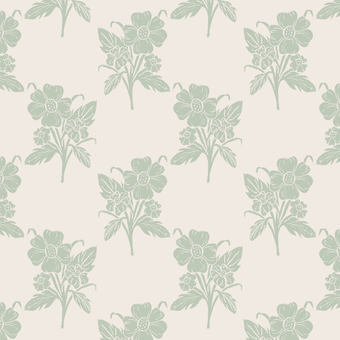 Add a classic look to any wall in your home with our Grandma's Lace peel and stick removable wallpaper.