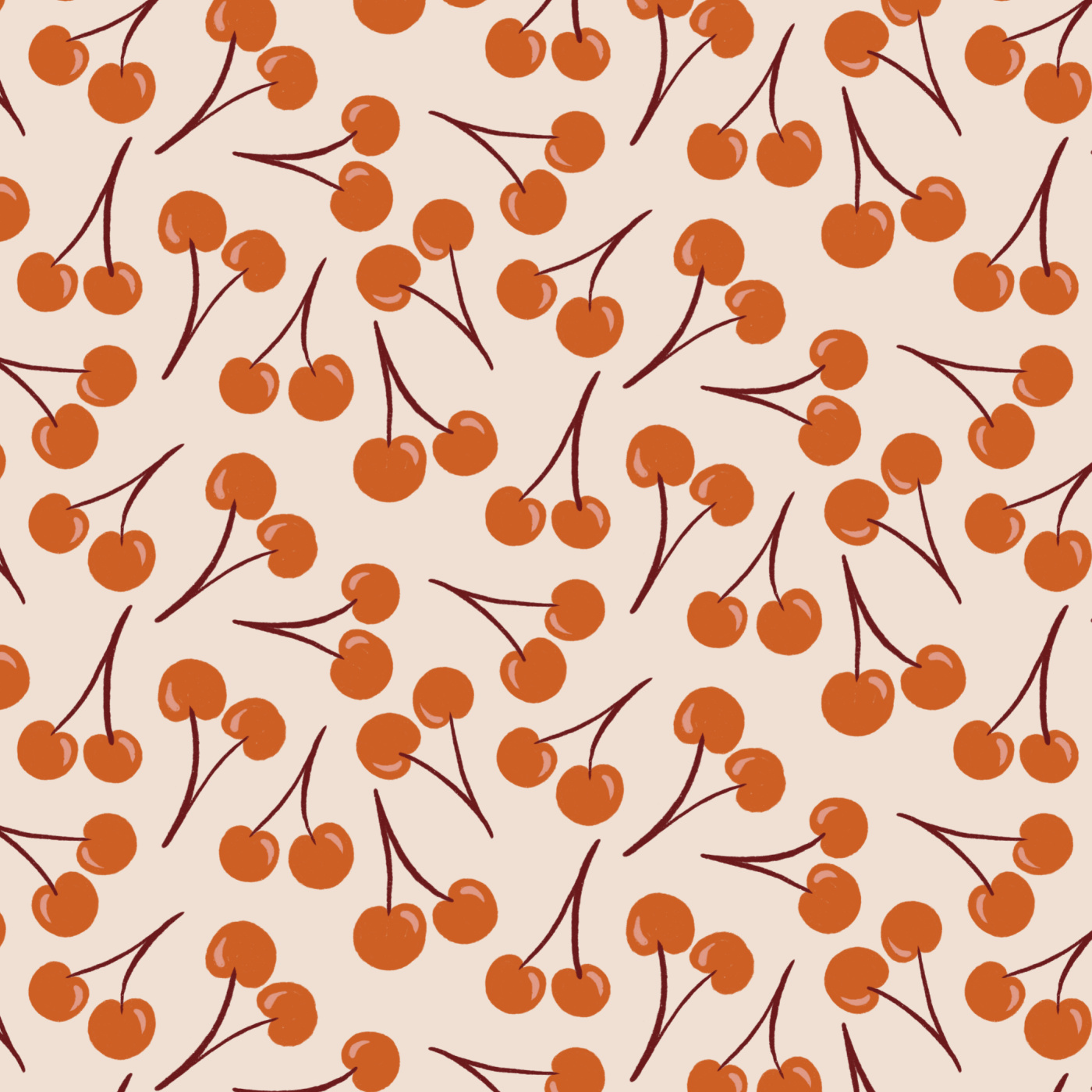 Cheery Cherries Peel And Stick Removable Wallpaper | Love vs. Design