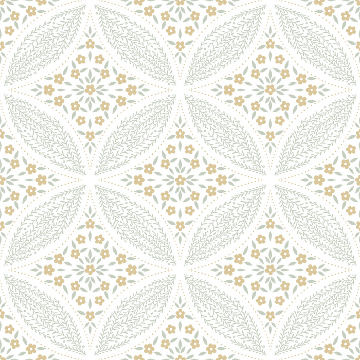 Create the perfect accent wall anywhere in your home with our Forget Me Not peel and stick removable wallpaper.