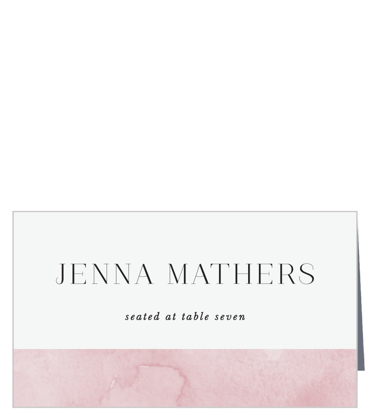 Colorful Band Place Cards