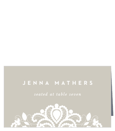 Our Old Fashioned Charm Place Cards guide family and friends to their seats for your reception with ease.