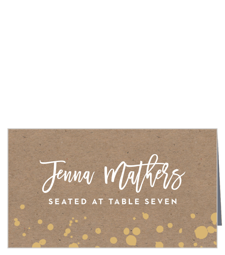 Classic Kraft Place Cards