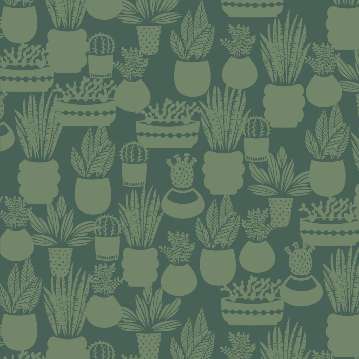 Add an eye-catching design to any wall in your home with our Plant Dreams Peel And Stick Removable Wallpaper.