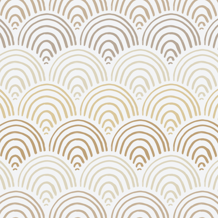 Bring bold colors and a playful design to your child's space with our Rainbow Hills Peel And Stick Removable Wallpaper.