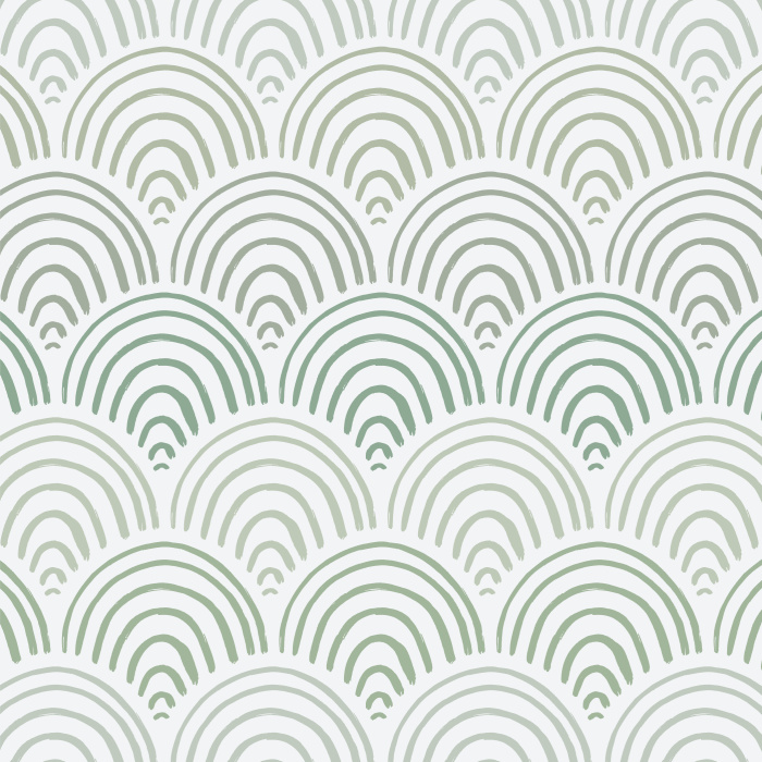 Bring bold colors and a playful design to your child's space with our Rainbow Hills Peel And Stick Removable Wallpaper.