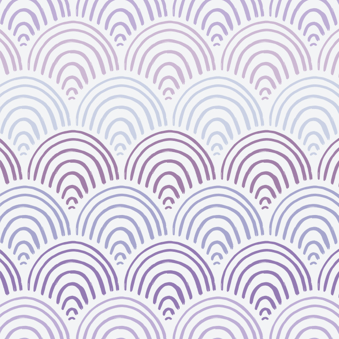 Bring bold colors and a playful design to your child's space with our Rainbow Hills Peel And Stick Removable Wallpaper.