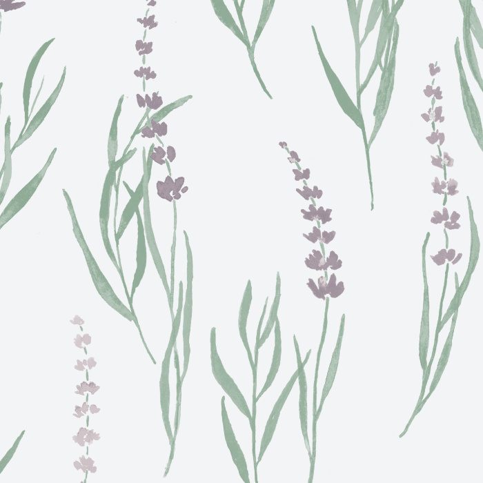 Bring the look of a flourishing garden to any wall in your home with our Lovely Lavender Peel And Stick Removable Wallpaper.