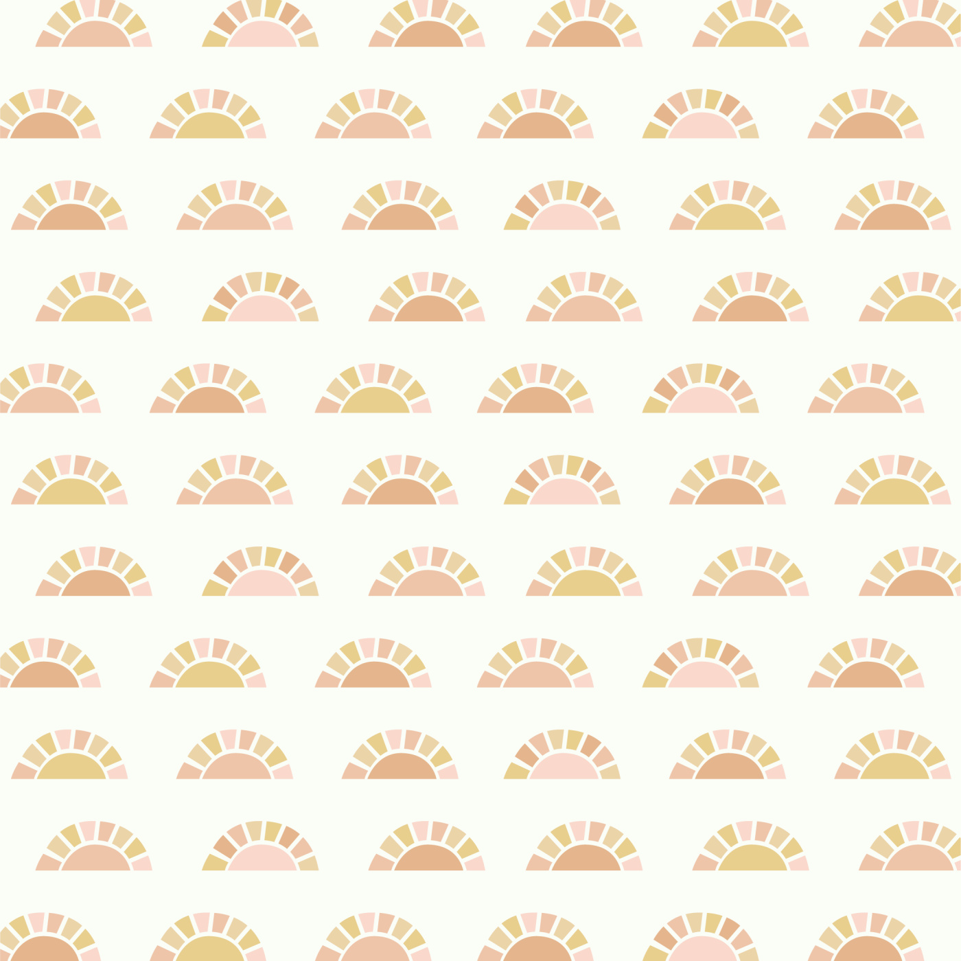 Sunshine Scallop Wallpaper