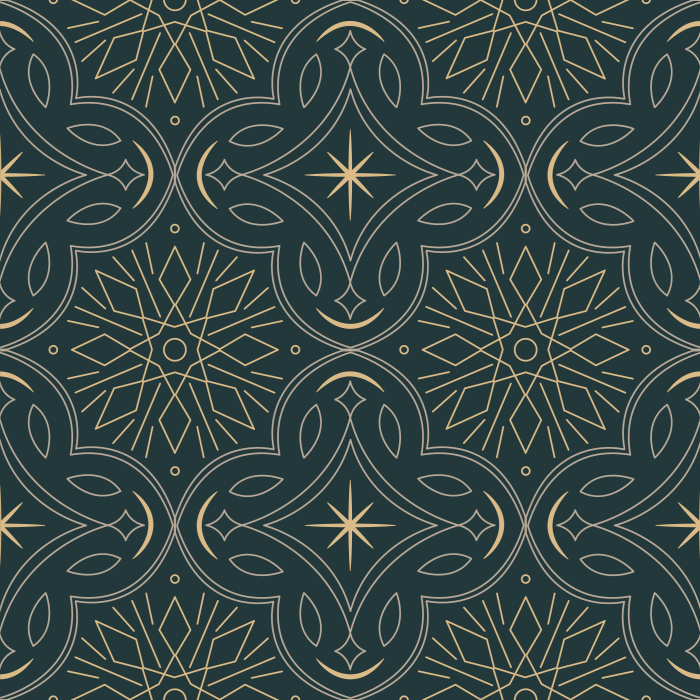 Add an eye-catching design to any wall in your home with our Mystic Glamour Peel And Stick Removable Wallpaper.