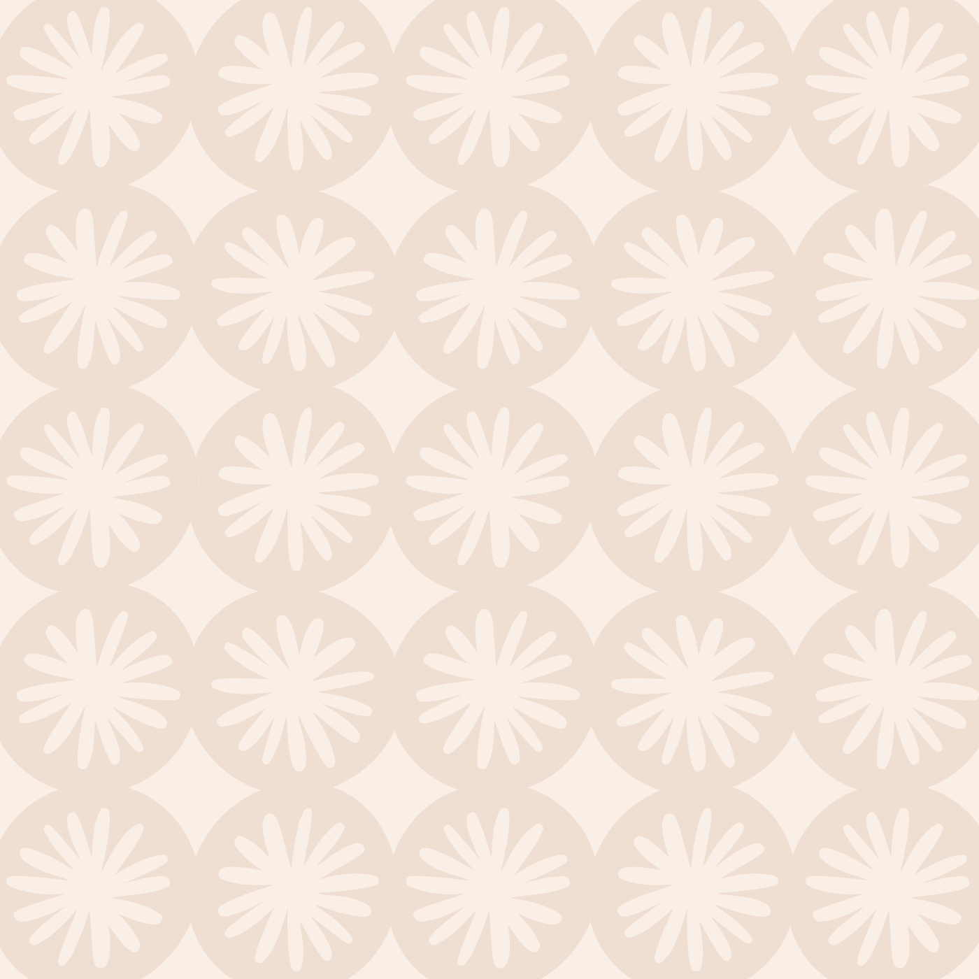 Dot Floral Wallpaper