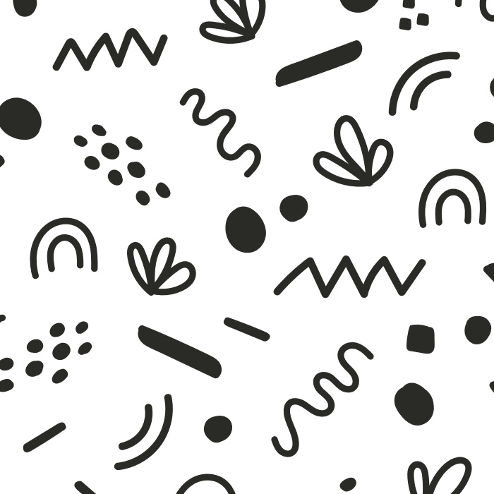 Our Doodled Shapes Peel And Stick Removable Wallpaper is sure to create an eye-catching design anywhere in your child's room.