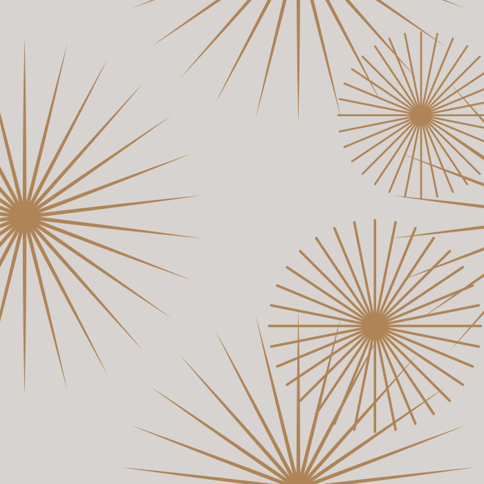 Create a nostalgic feel with our Century Starburst Peel And Stick Removable Peel And Stick Removable Wallpaper.