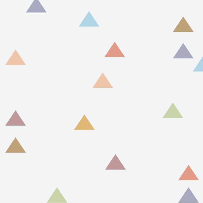 Create the room of your child's dreams with the cute look of our Colorful Triangles Peel And Stick Removable Wallpaper.