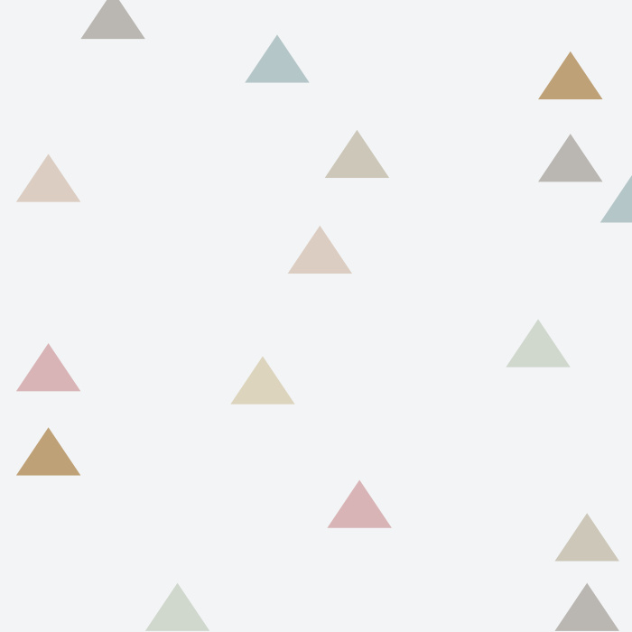 Create the room of your child's dreams with the cute look of our Colorful Triangles Peel And Stick Removable Wallpaper.