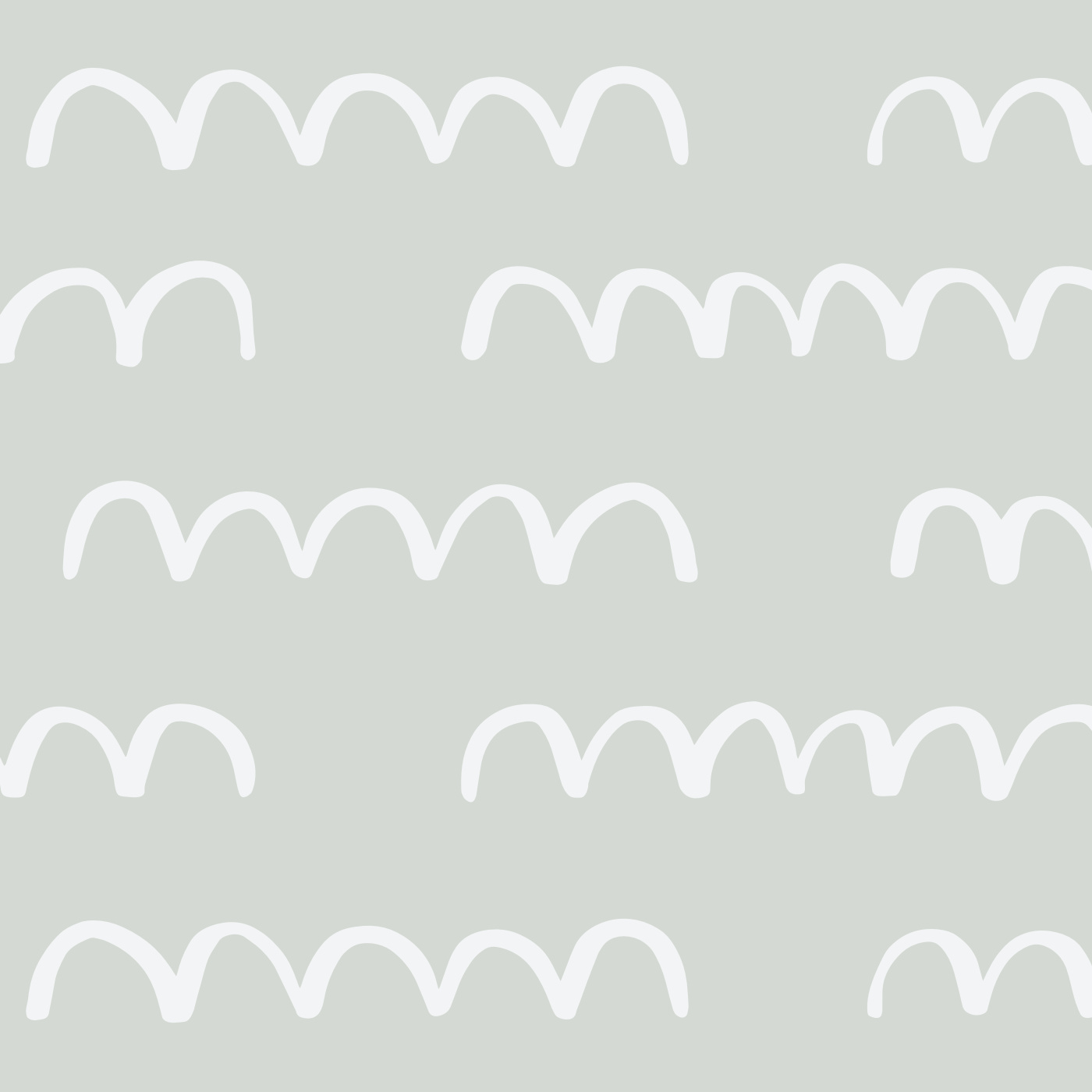 Wiggly Scallop Wallpaper