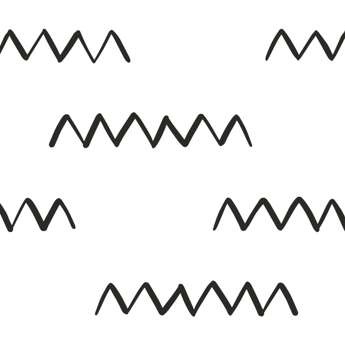 Make a statement on any wall in your home with our Zigzag Squiggle Peel And Stick Removable Wallpaper.