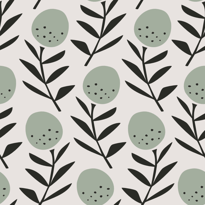 Add a floral touch to any wall in your home with our Retro Stems Peel And Stick Removable Wallpaper.