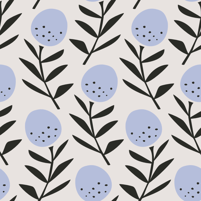 Add a floral touch to any wall in your home with our Retro Stems Peel And Stick Removable Wallpaper.
