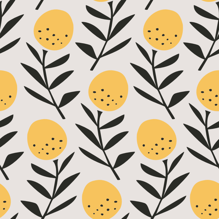 Add a floral touch to any wall in your home with our Retro Stems Peel And Stick Removable Wallpaper.