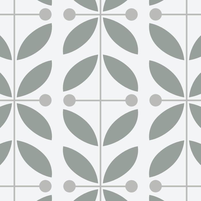 Create the perfect mid-century modern feel for your home with our Tiled Leaves Peel And Stick Removable Wallpaper. 