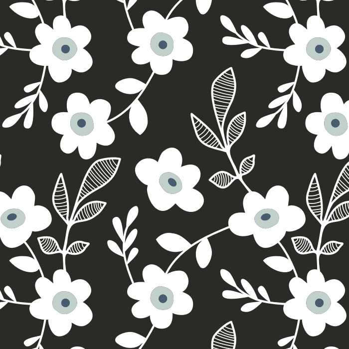 Our Flowing Florals Peel And Stick Removable Wallpaper are sure to make any wall in your home pop!