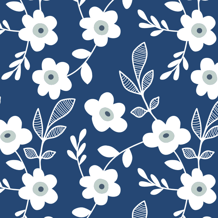 Our Flowing Florals Peel And Stick Removable Wallpaper are sure to make any wall in your home pop!