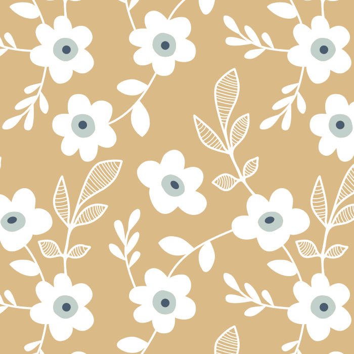 Our Flowing Florals Peel And Stick Removable Wallpaper are sure to make any wall in your home pop!