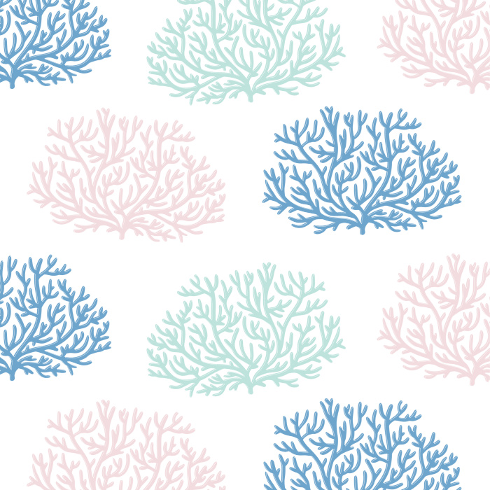 Our Sea Coral Peel And Stick Removable Wallpaper bring the feel of a tropical oasis to any room of your home.