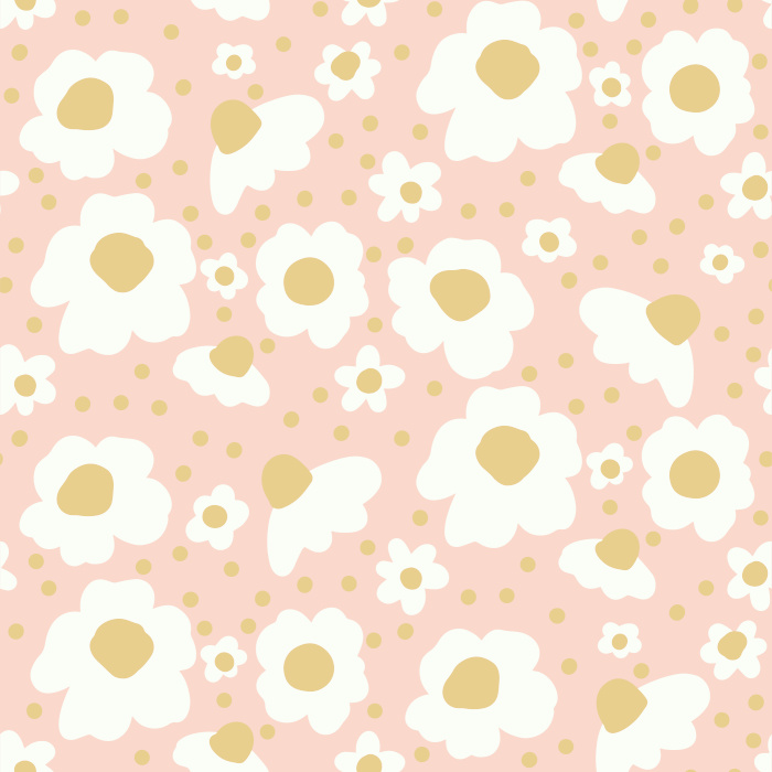 Bring the look of every flourishing garden to your walls with our Funky Floral Peel And Stick Removable Wallpaper.
