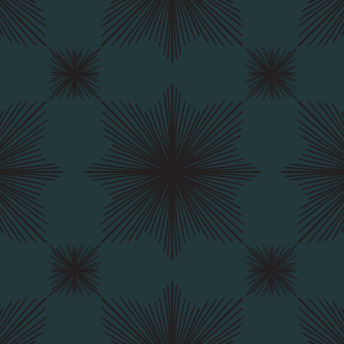 Make a statement on any wall in your home with our Vintage Bursts Peel And Stick Removable Wallpaper.